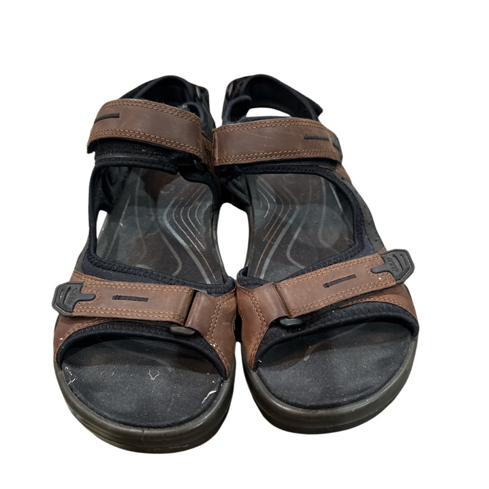 Ecco Yucatan Women’s Size 43EU Brown Nubuck Sport Sandals EUC‎